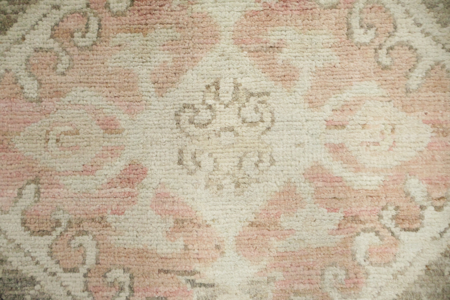 Geometric Wool Traditional Oushak Rug 5x7
