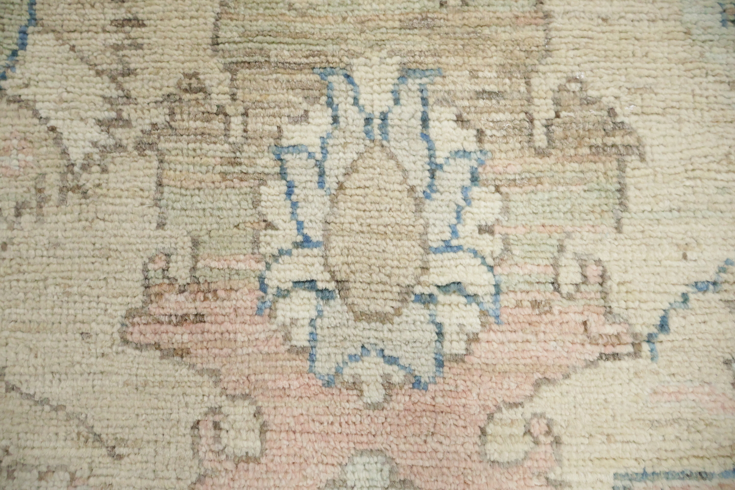 Geometric Wool Traditional Oushak Rug 5x6