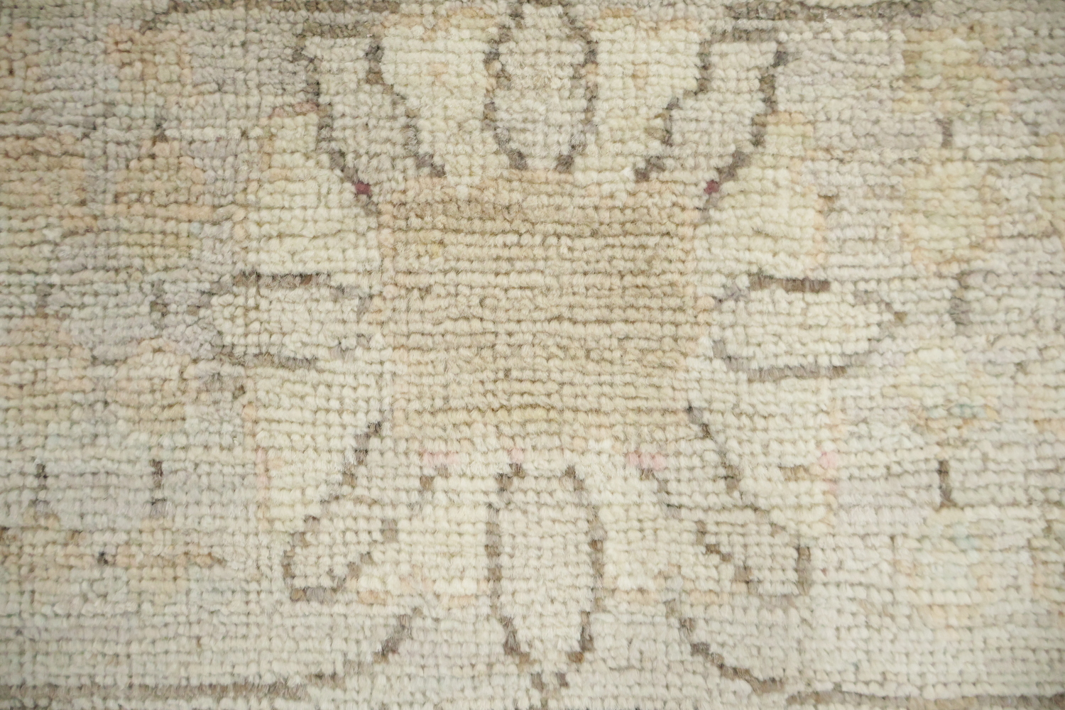 Geometric Wool Traditional Oushak Rug 5x6