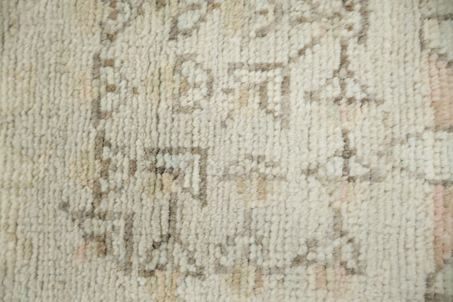 Geometric Wool Traditional Oushak Rug 5x6