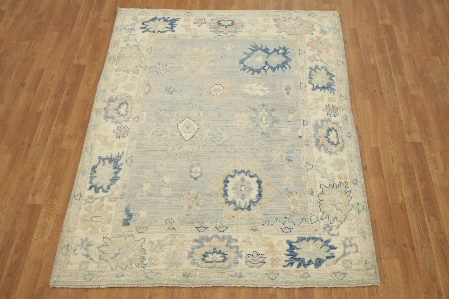 Wool Traditional Oushak Rug 5x6