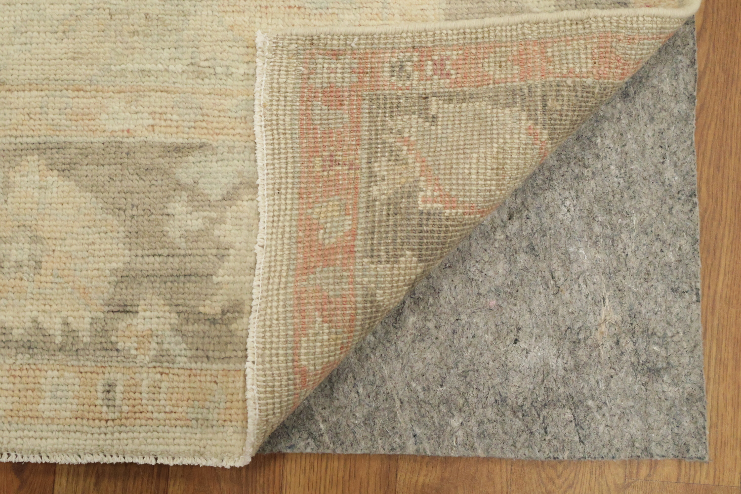 Geometric Wool Traditional Oushak Rug 5x7