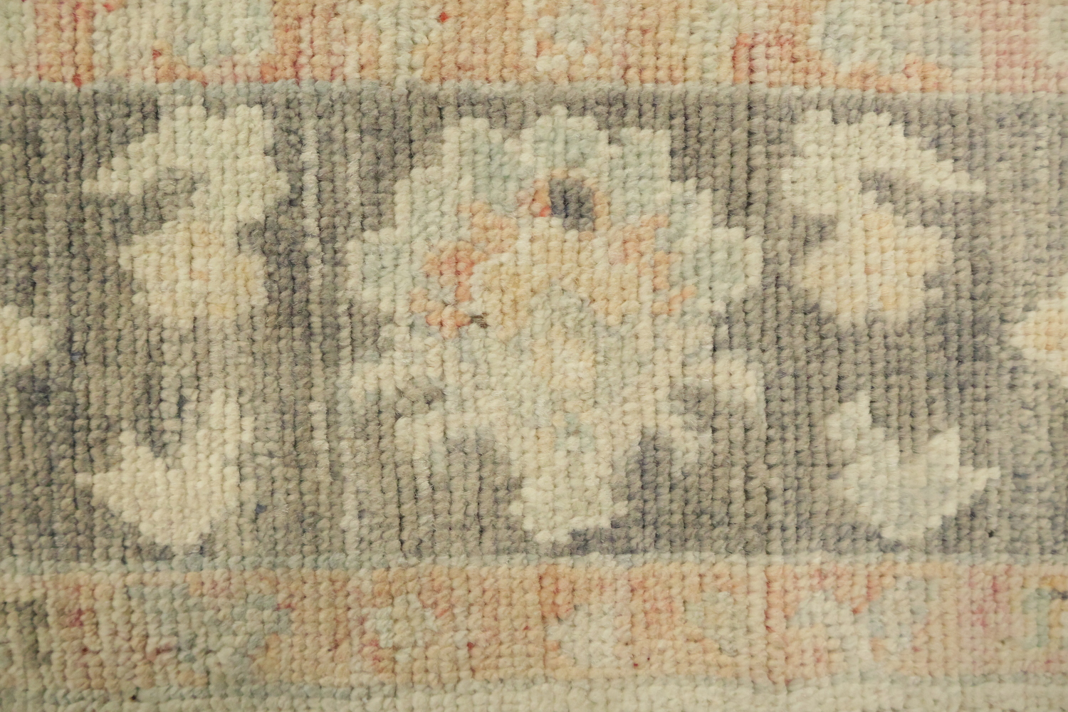 Geometric Wool Traditional Oushak Rug 5x7