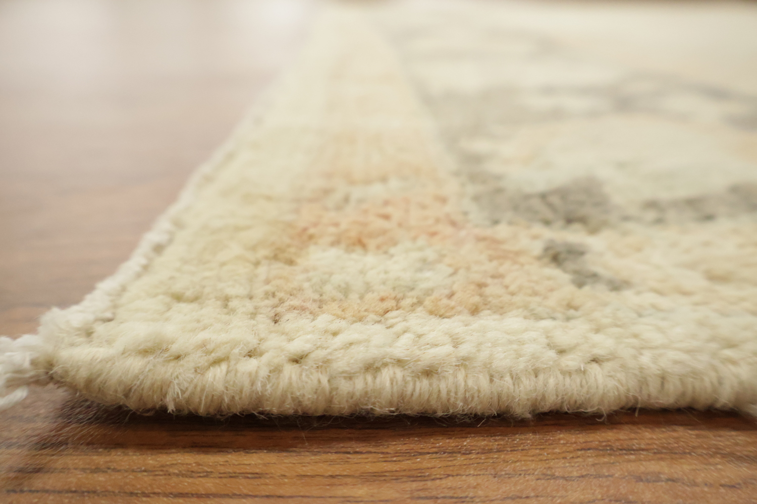 Geometric Wool Traditional Oushak Rug 5x7
