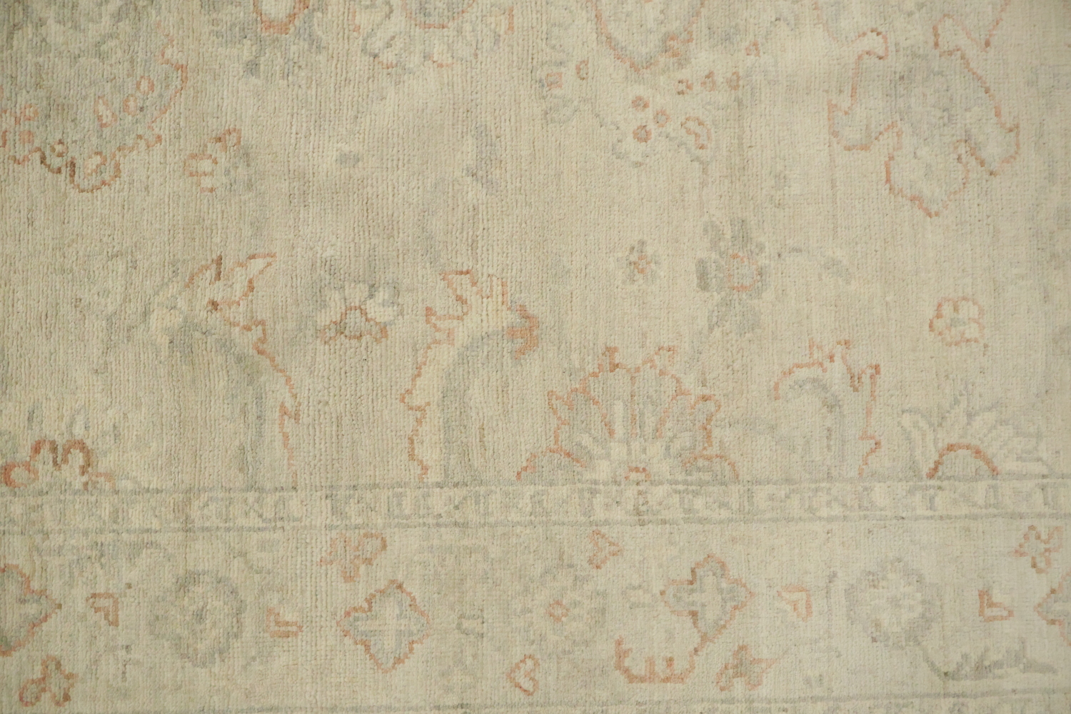 Traditional Oushak Wool Area Rug 5x8