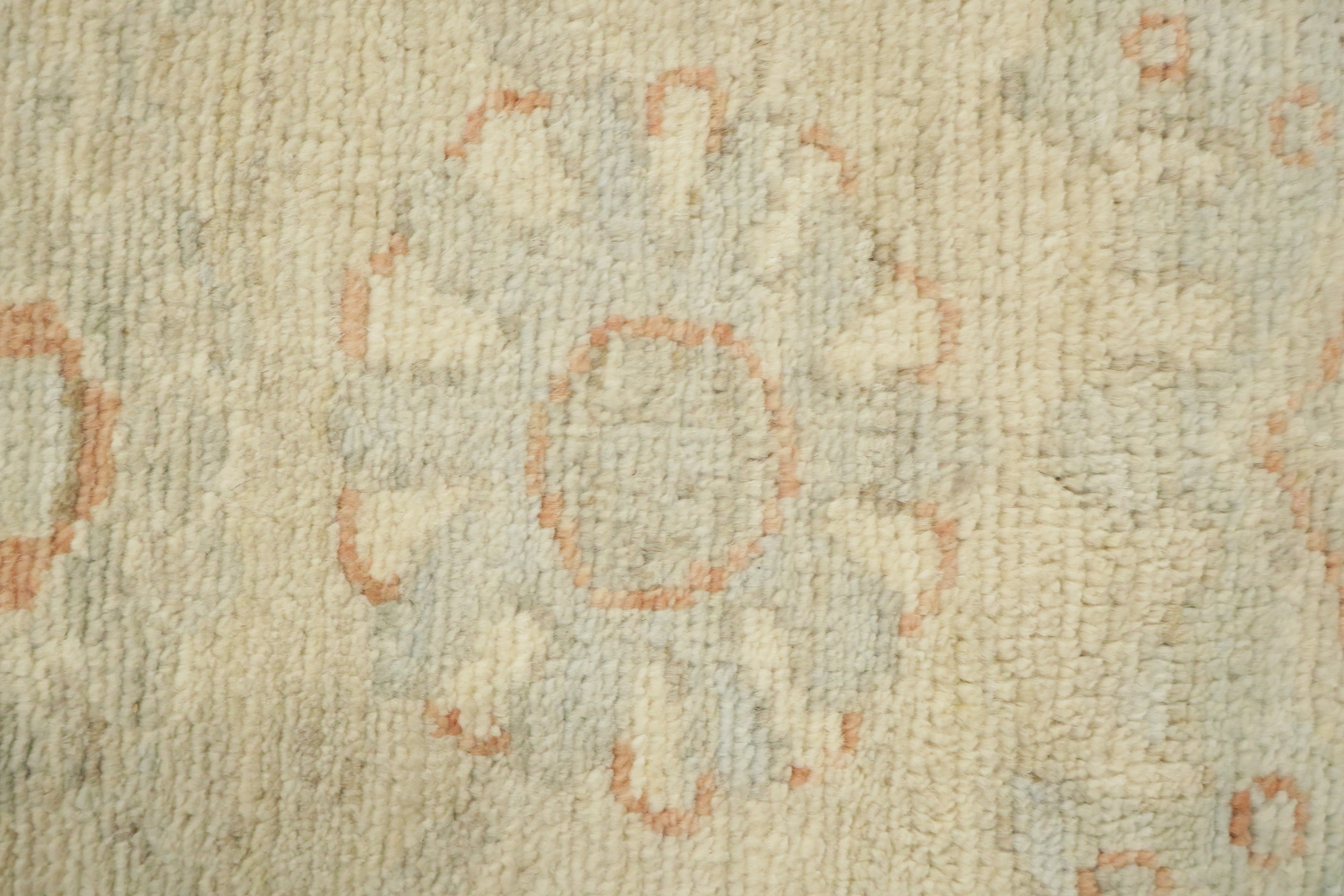 Muted Traditional Oushak Wool Area Rug 5x8