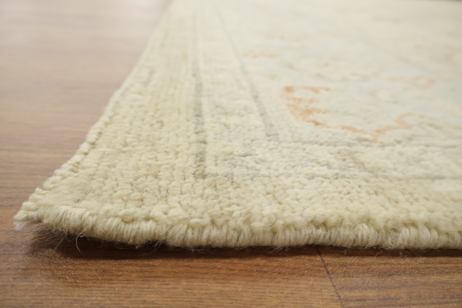Muted Traditional Oushak Wool Area Rug 5x8