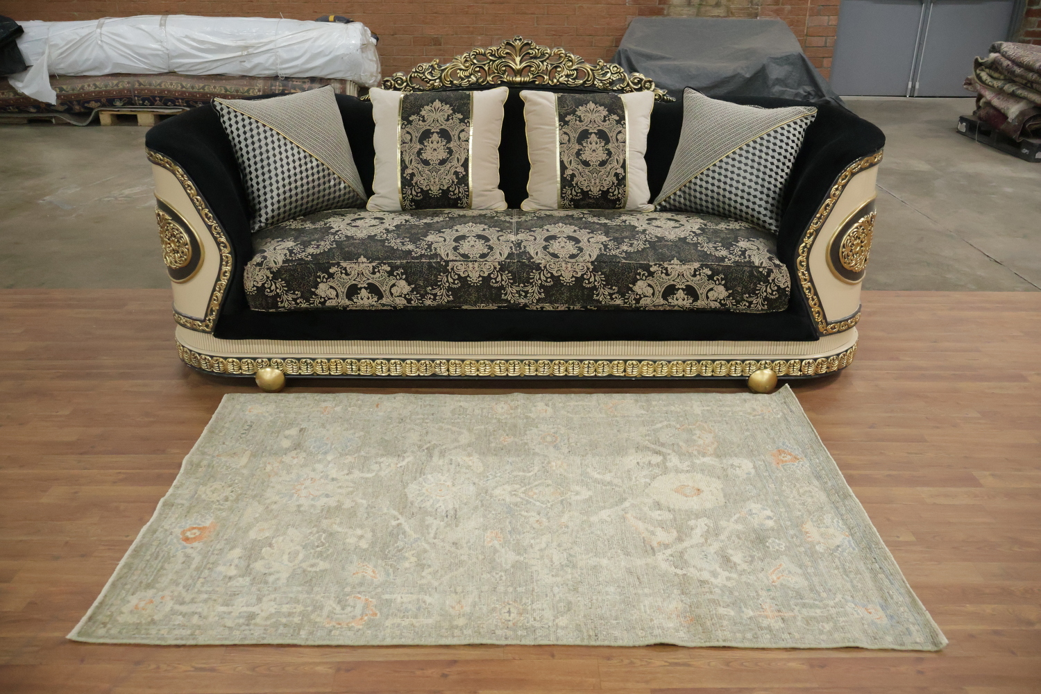 Traditional Oushak Rug 4x6