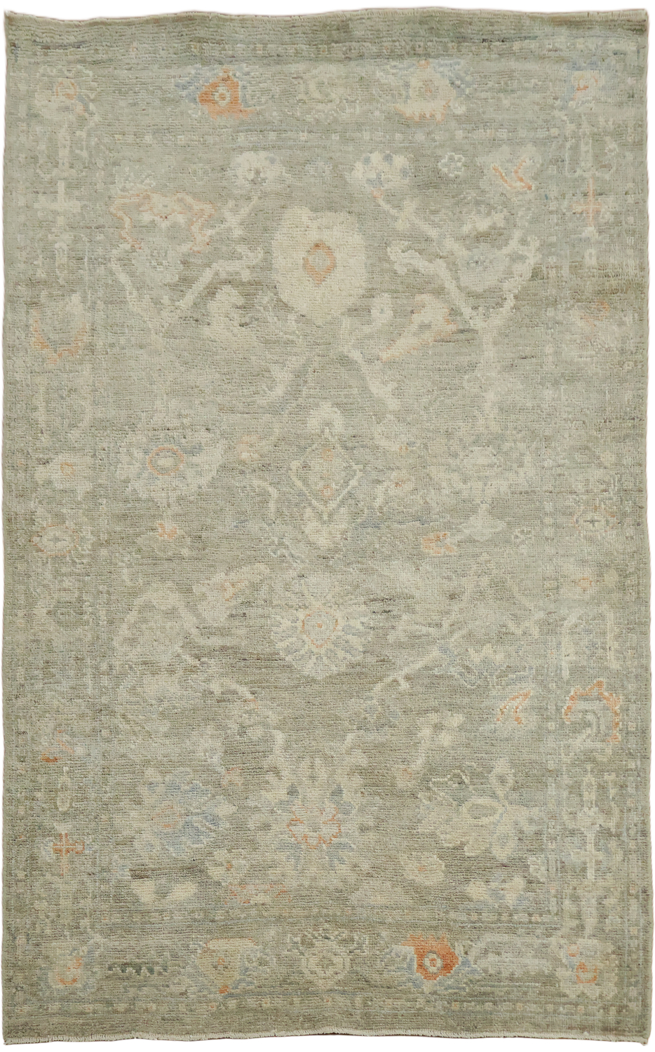 Traditional Oushak Rug 4x6