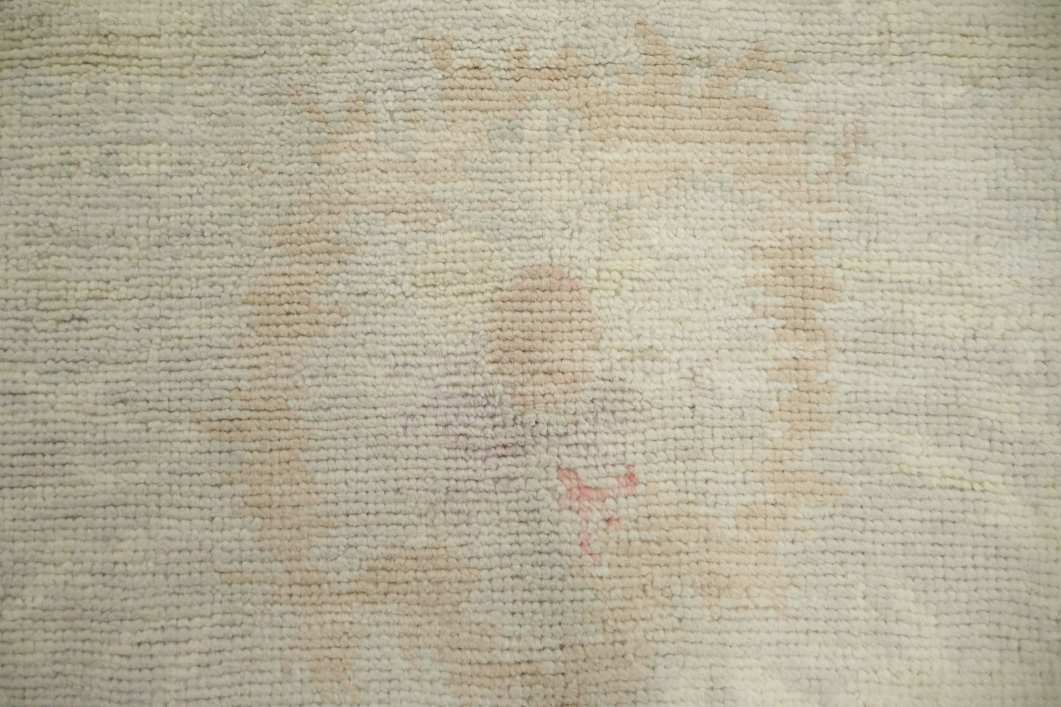 Muted Vegetable Dye Wool Traditional Oushak Rug 5x7