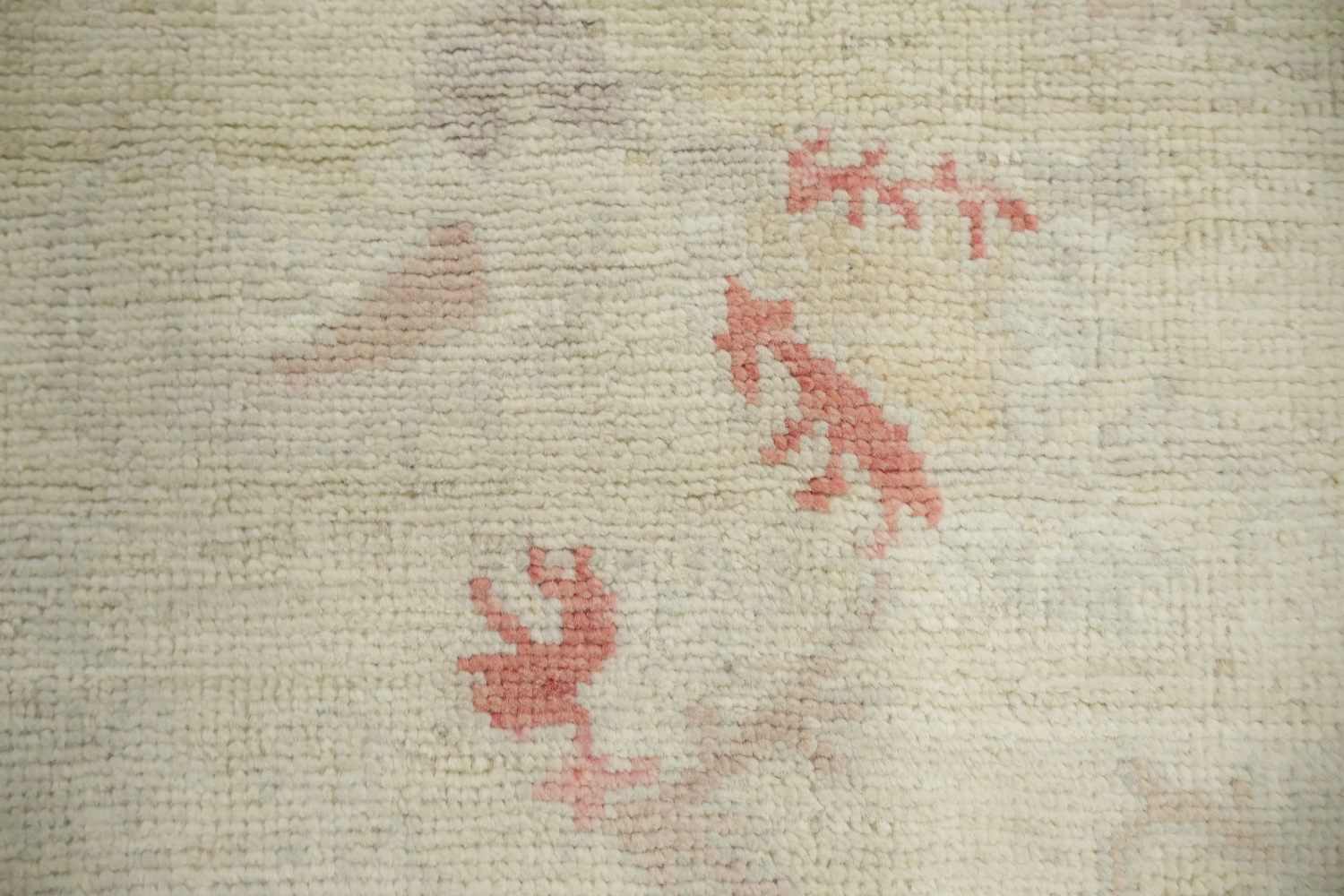Muted Vegetable Dye Wool Traditional Oushak Rug 5x7