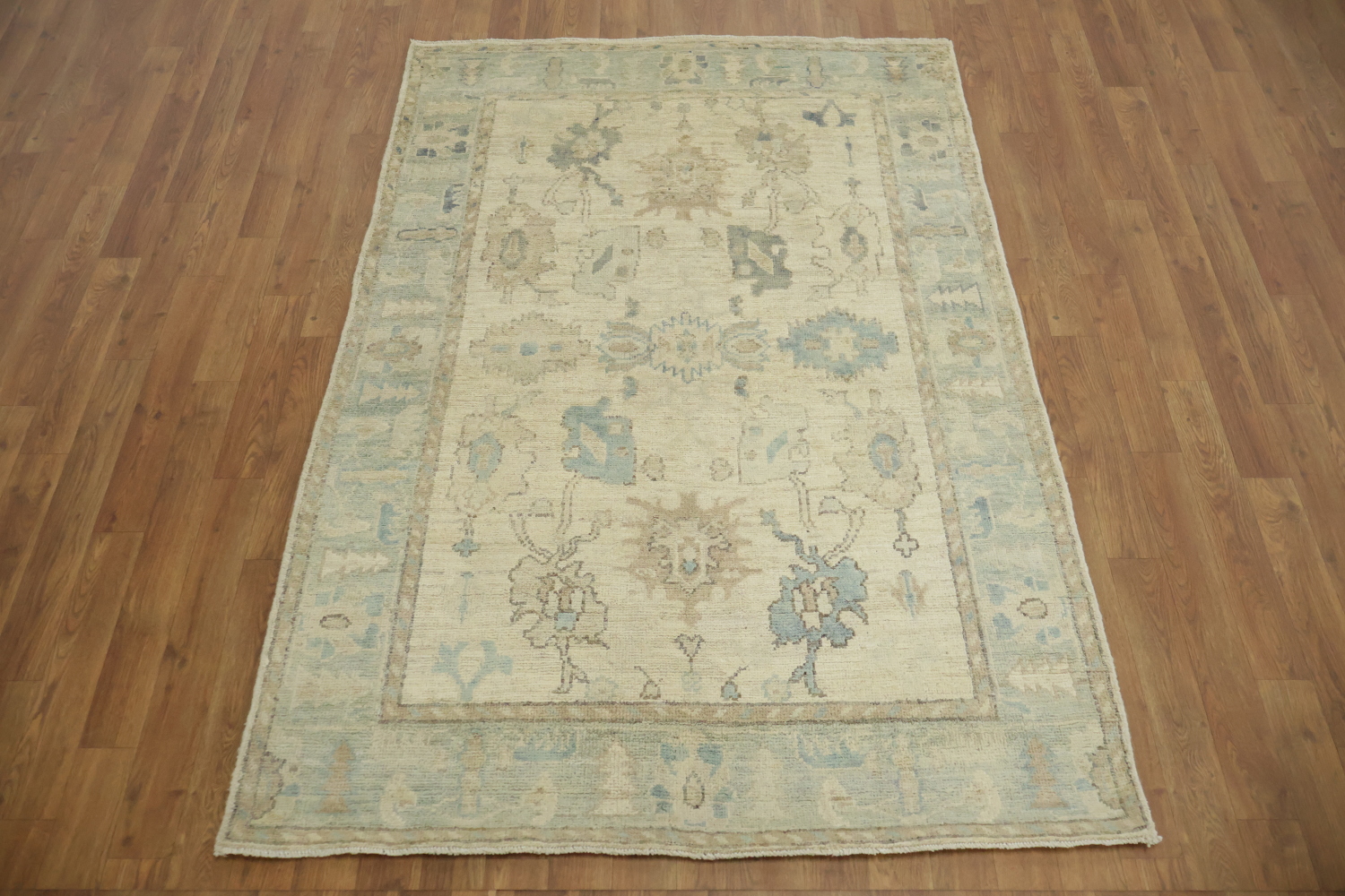 Oushak Turkish Wool Rug 4x6