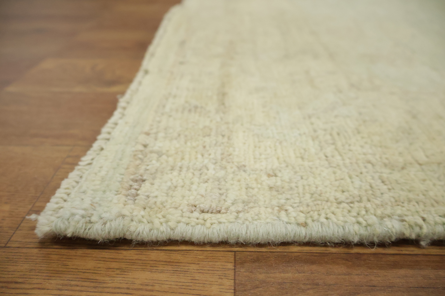 Vegetable Dye Muted Wool Oushak Turkish Rug 4x6