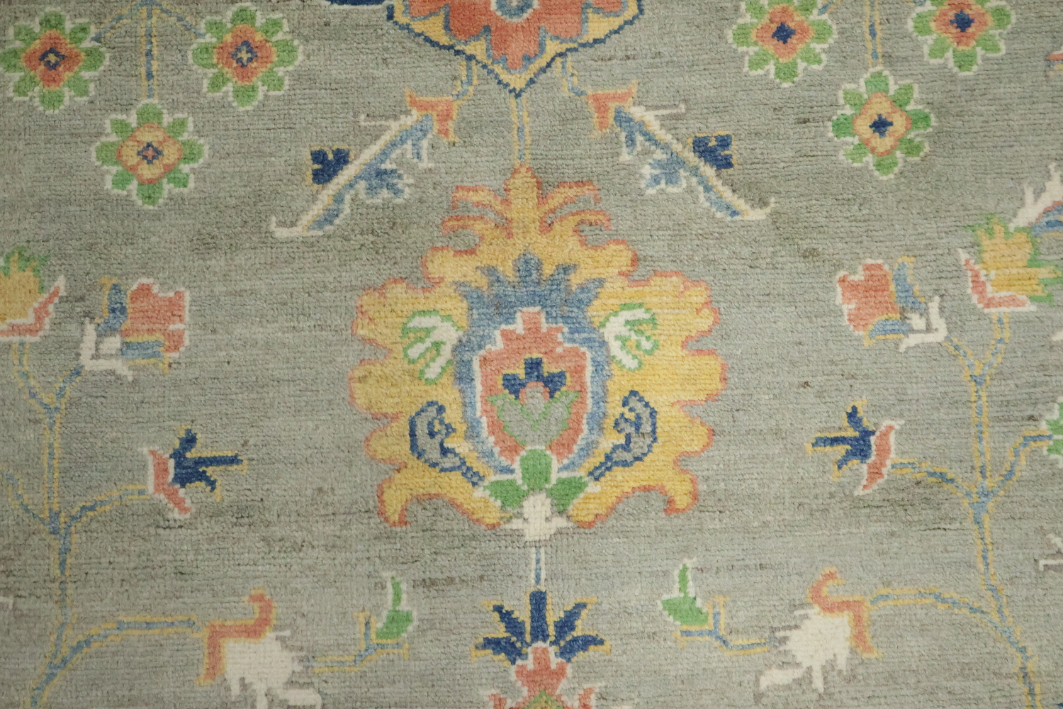 Exquisite Traditional Area Rug with Blue and Grey Floral Motifs 8x10