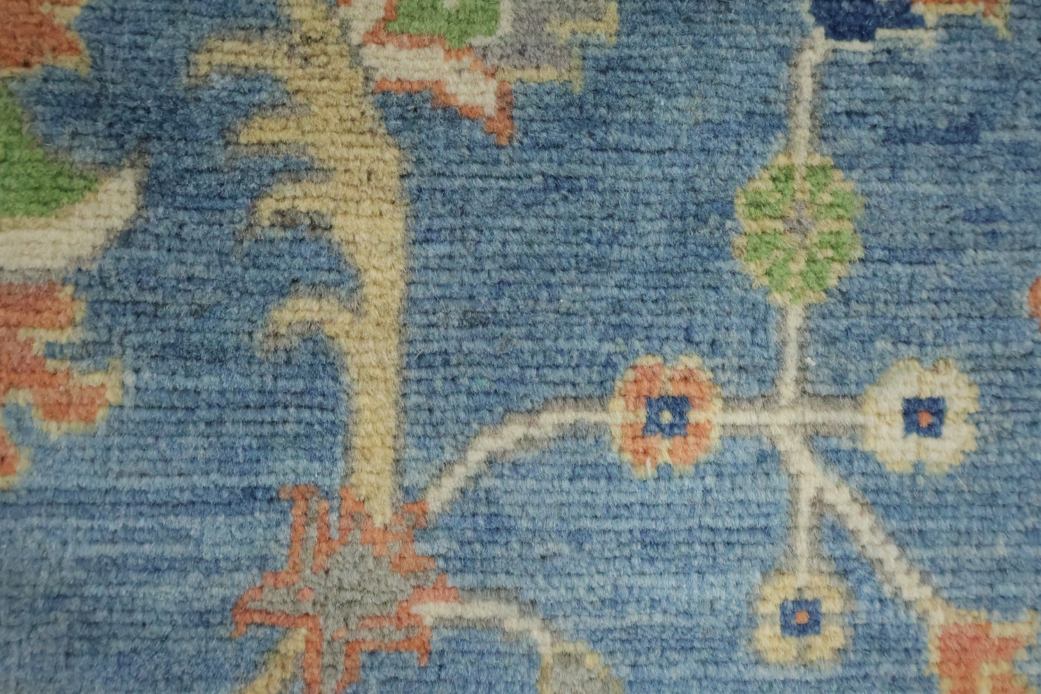 Exquisite Traditional Area Rug with Blue and Grey Floral Motifs 8x10