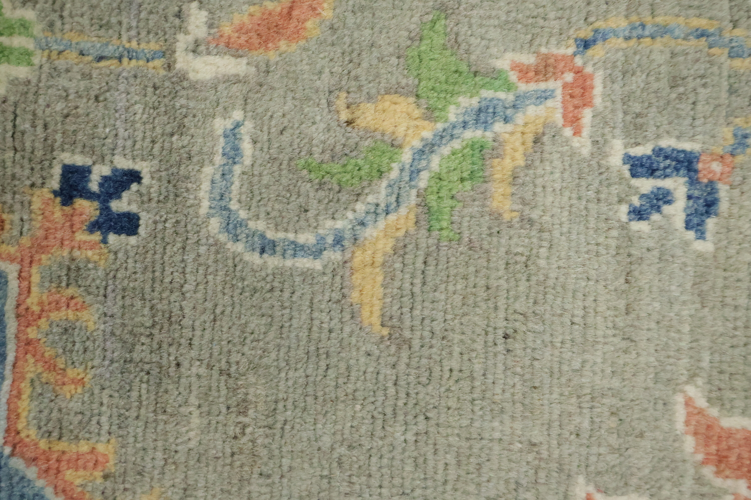 Exquisite Traditional Area Rug with Blue and Grey Floral Motifs 8x10
