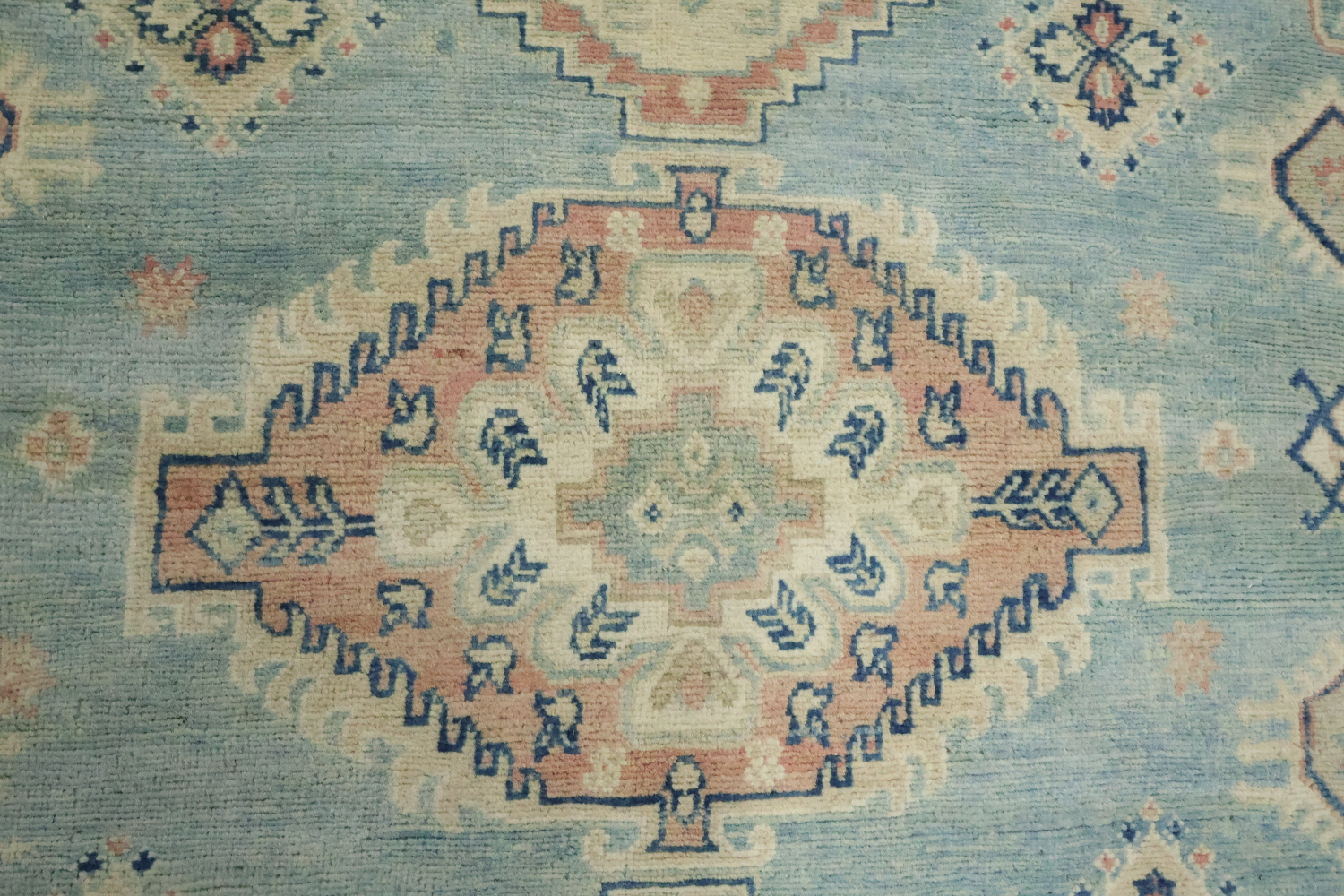 Traditional Kazak Wool Area Rug 8x10