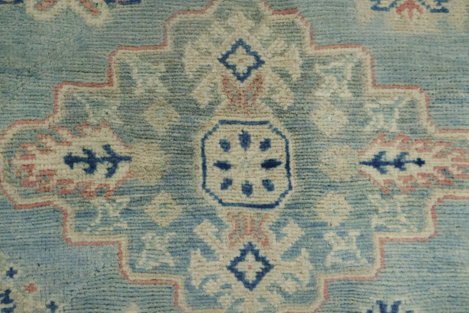 Traditional Kazak Wool Area Rug 8x10