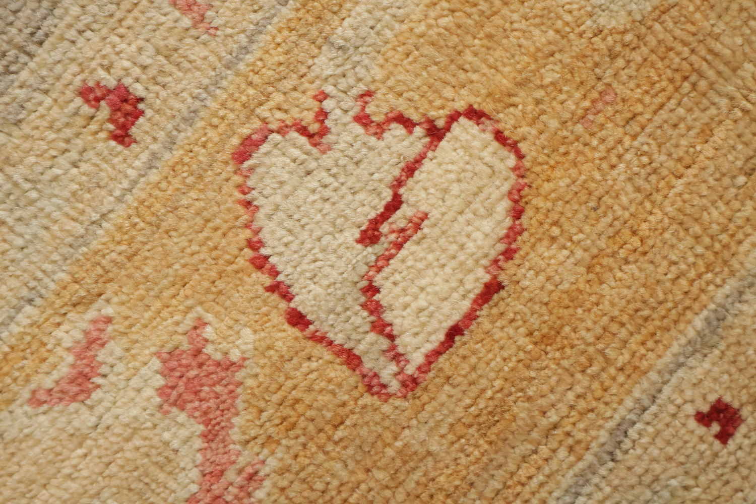 Outstanding! Vegetable Dye Traditional Wool Oushak Square Rug 10x10