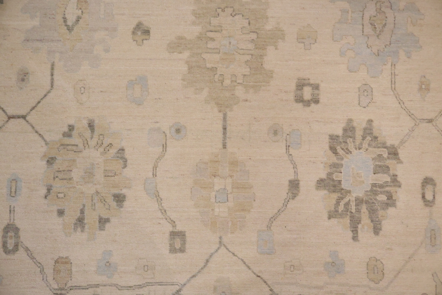 Traditional Vegetable Dye Wool Oriental Oushak Area Rug 10x14
