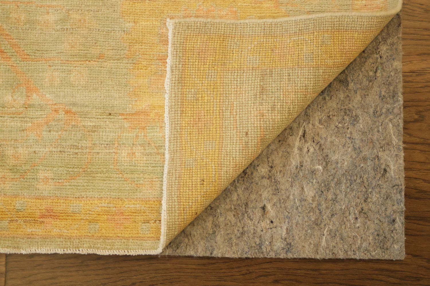 Must See! Muted Green Vegetable Dye Wool Traditional Oriental Wool Oushak Area Rug 8x10