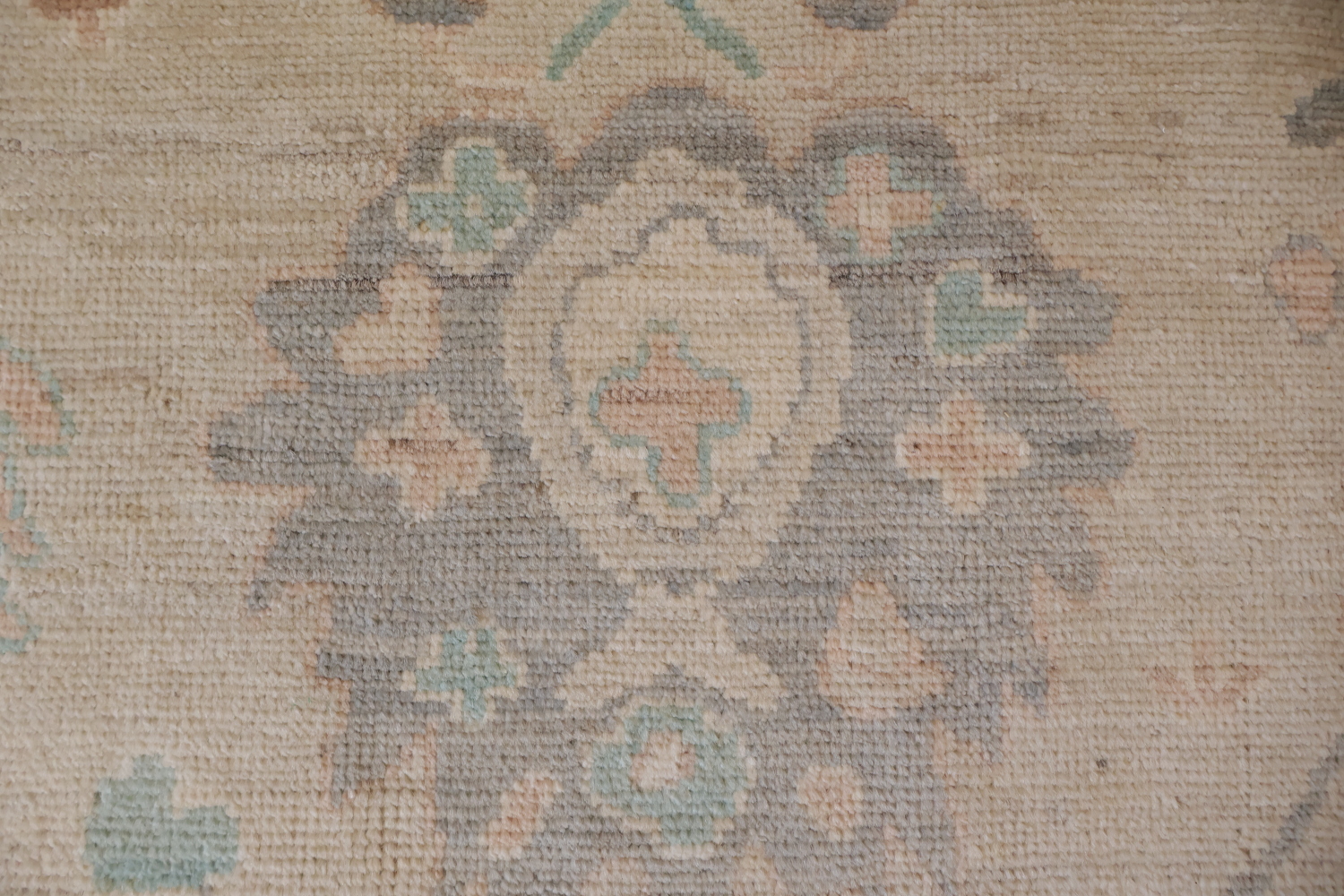 Outstanding Muted Pink Turkish Traditional Oushak Wool Oriental Area Rug 9x12