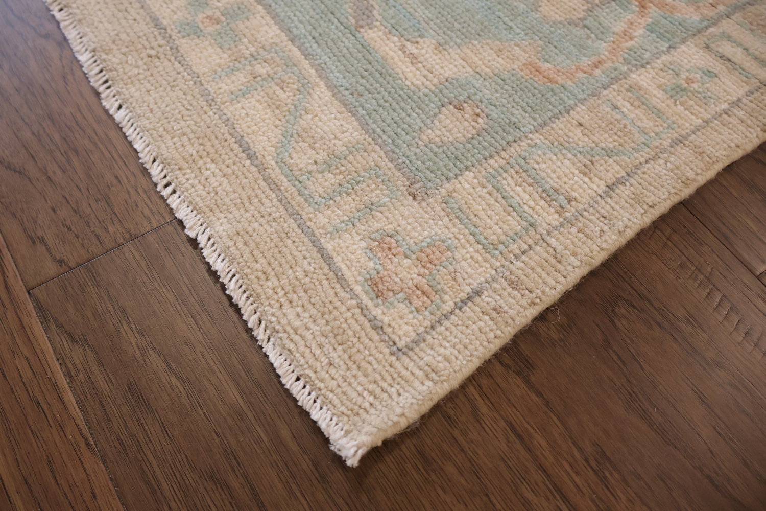 Outstanding Muted Pink Turkish Traditional Oushak Wool Oriental Area Rug 9x12