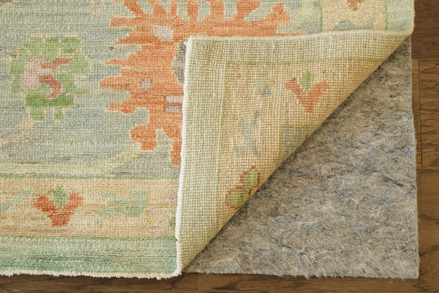 Vegetable Dye Muted Green Turkish Traditional Oushak Oriental Wool Area Rug 10x14