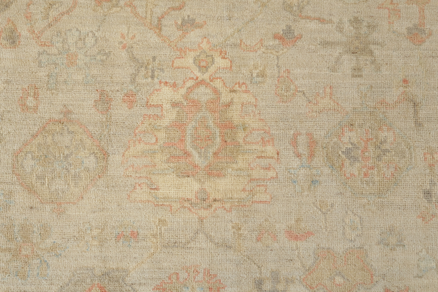 MUST SEE! Muted Grey Traditional Turkish Oushak Oriental Wool Area Rug 6x9