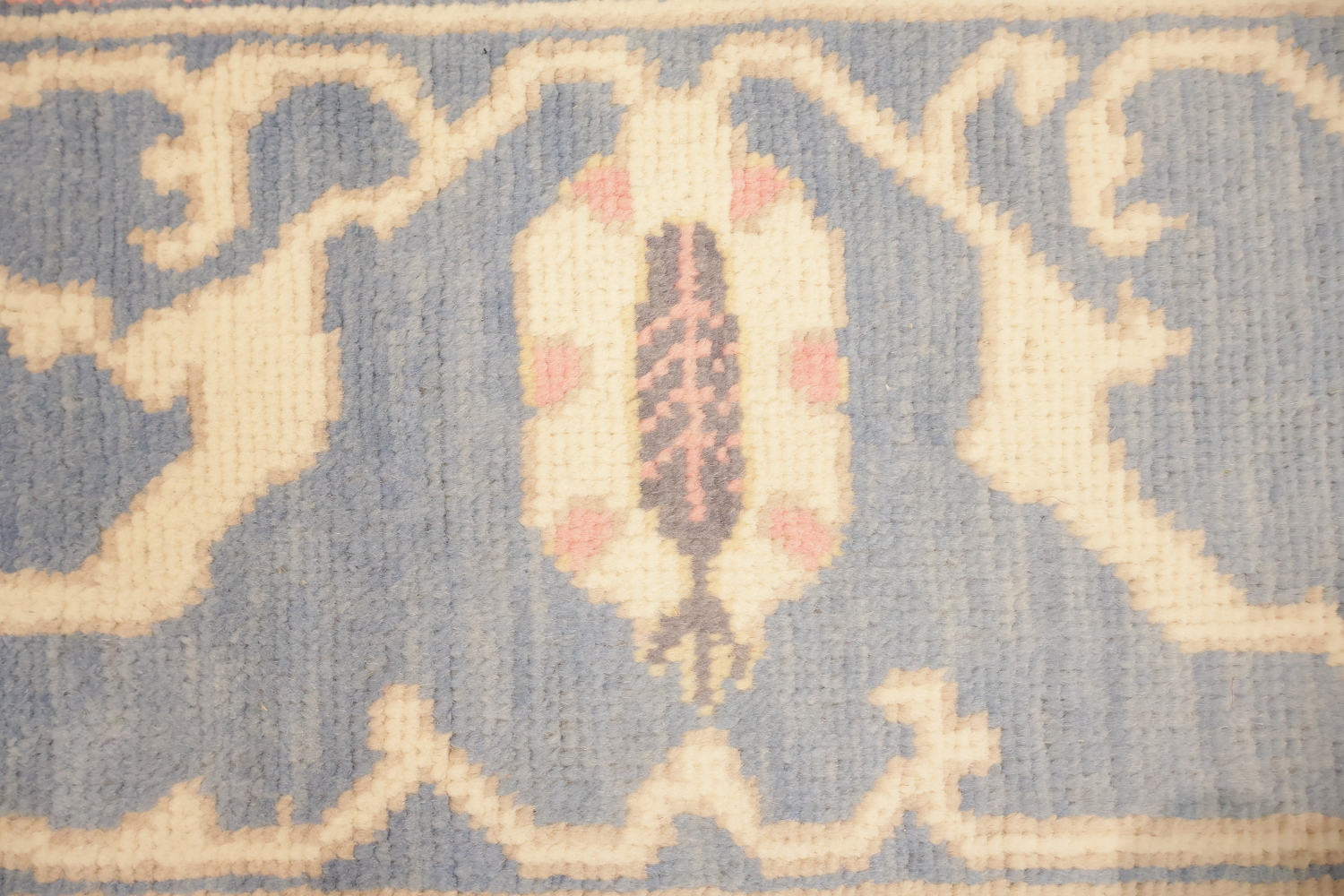 All Over Geometric Traditional Turkish Oushak Oriental Wool Area Rug 8x10