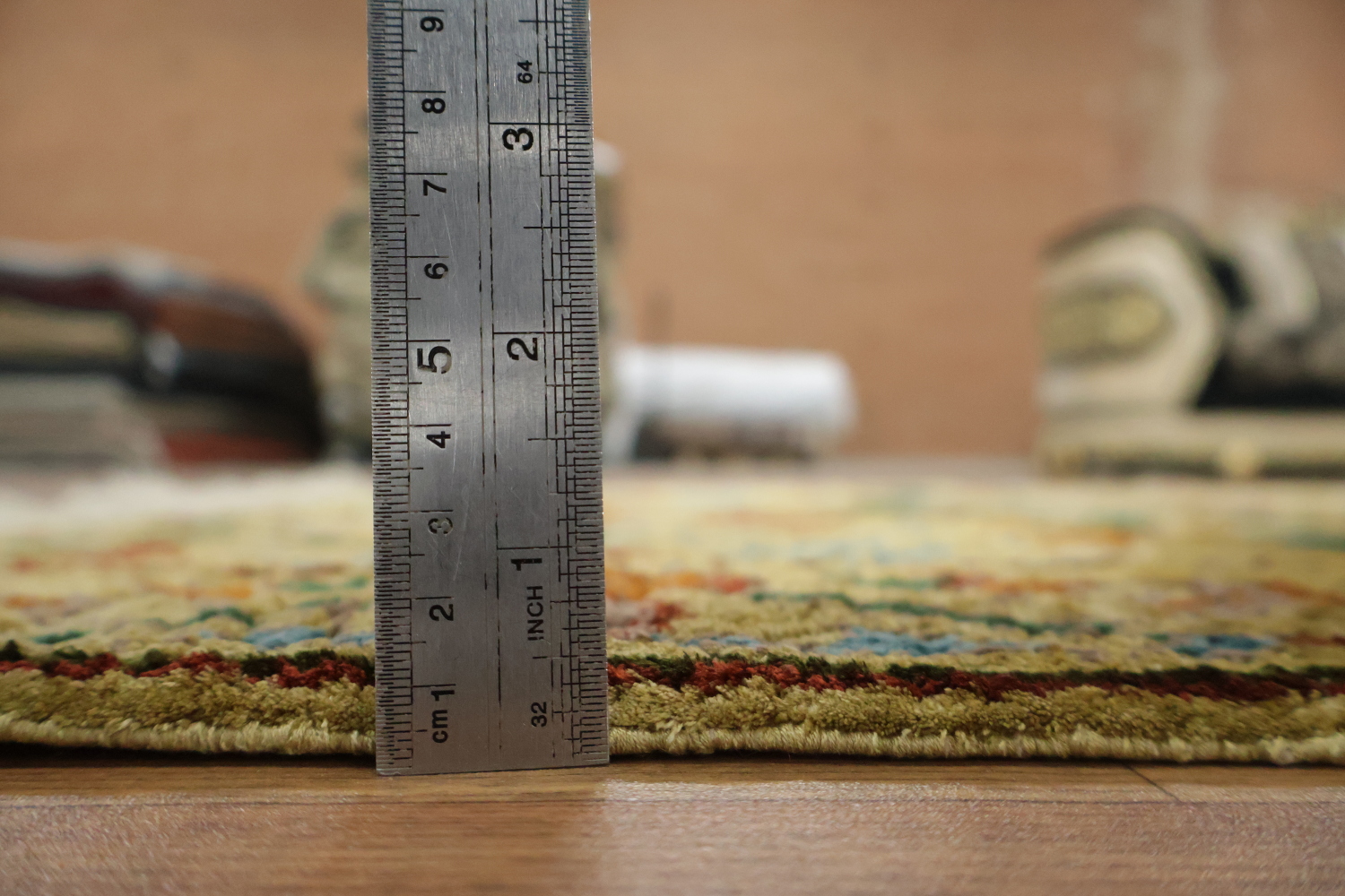 RARE! Intricate Vintage Design silk Rug for Elegant Living Spaces 4x6