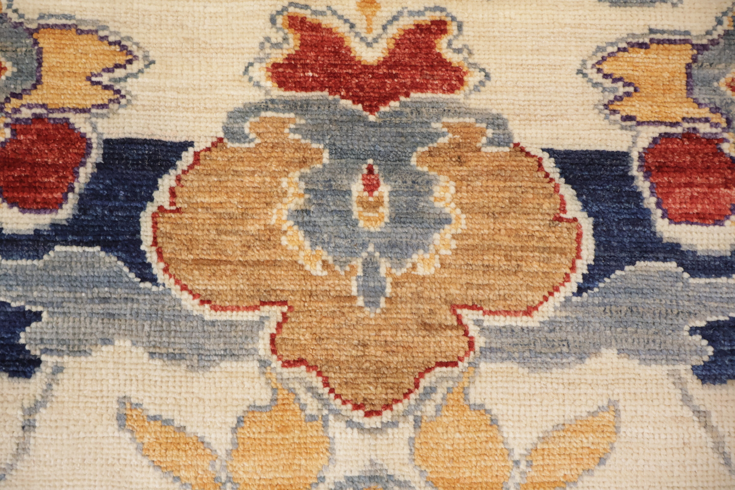 OUTSTANDING! Ivory Vegetable Dye Wool Rug for Elegant Living Room Decor 8x10