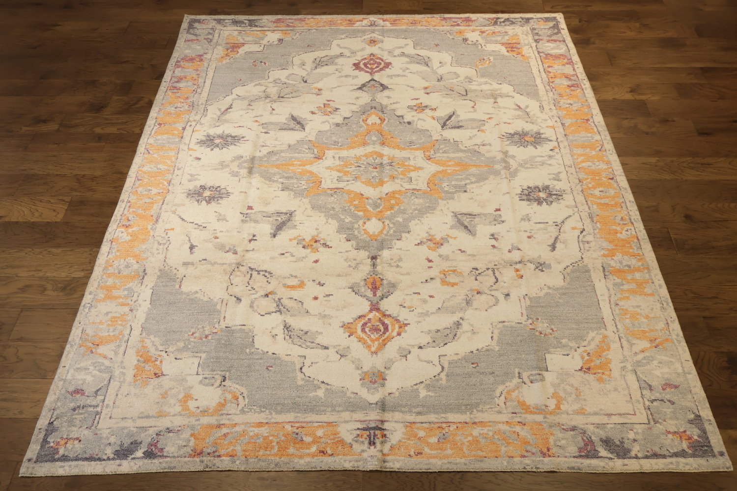 UNIQUE! Muted Ivory Traditional Oushak Oriental Wool Area Rug 8x10