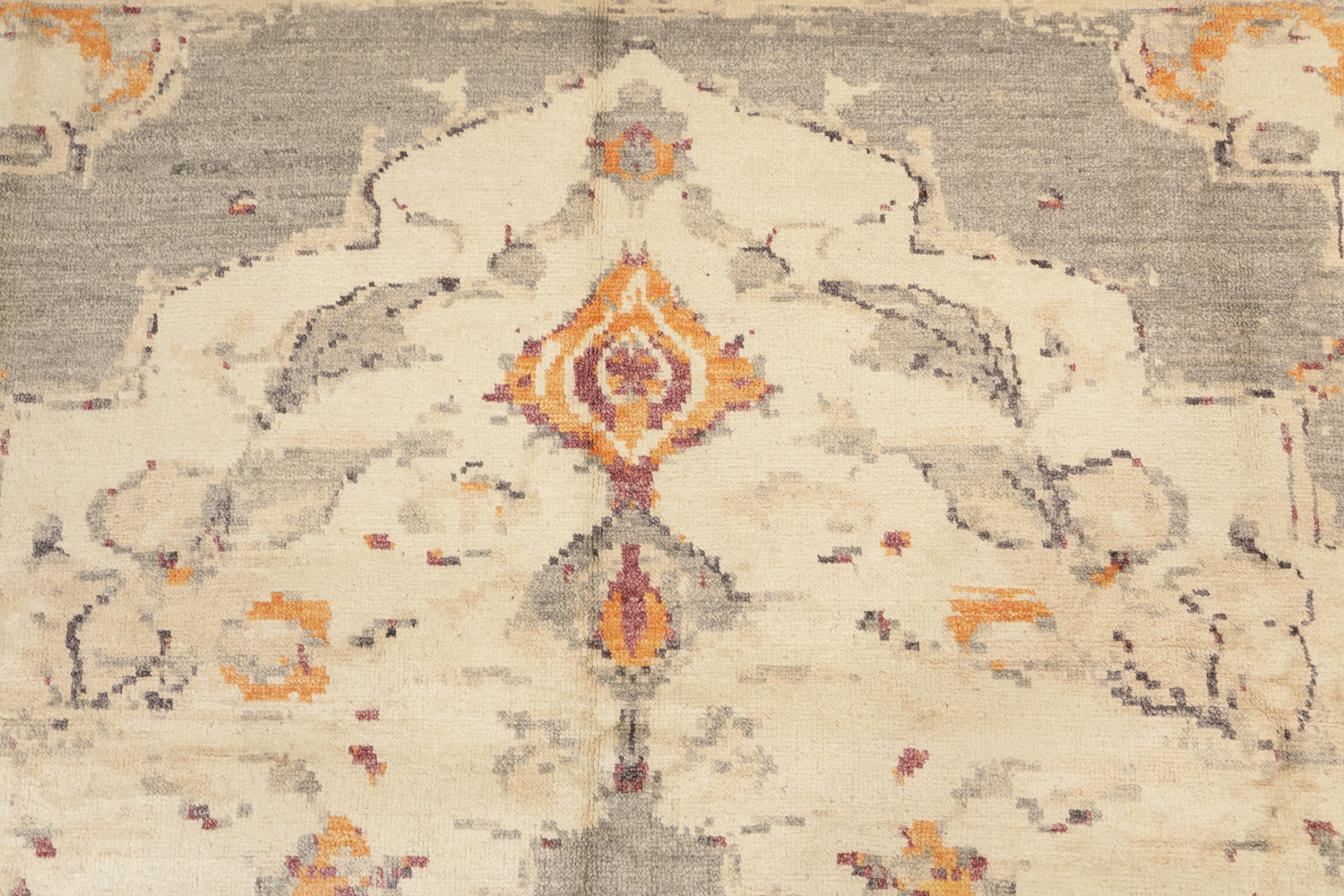 UNIQUE! Muted Ivory Traditional Oushak Oriental Wool Area Rug 8x10