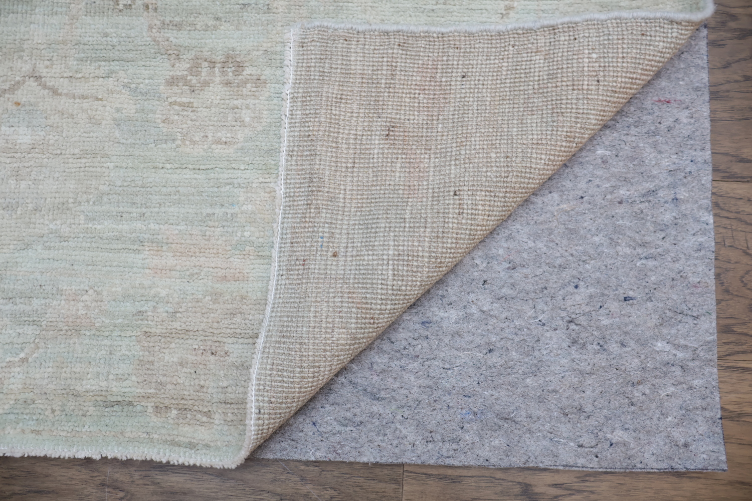 Muted Vegetable Dye Wool Oushak Turkish Runner Rug 3x12