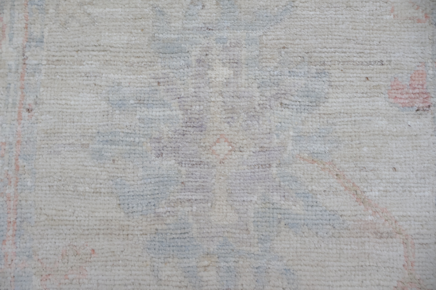 Muted Vegetable Dye Wool Oushak Turkish Runner Rug 3x10