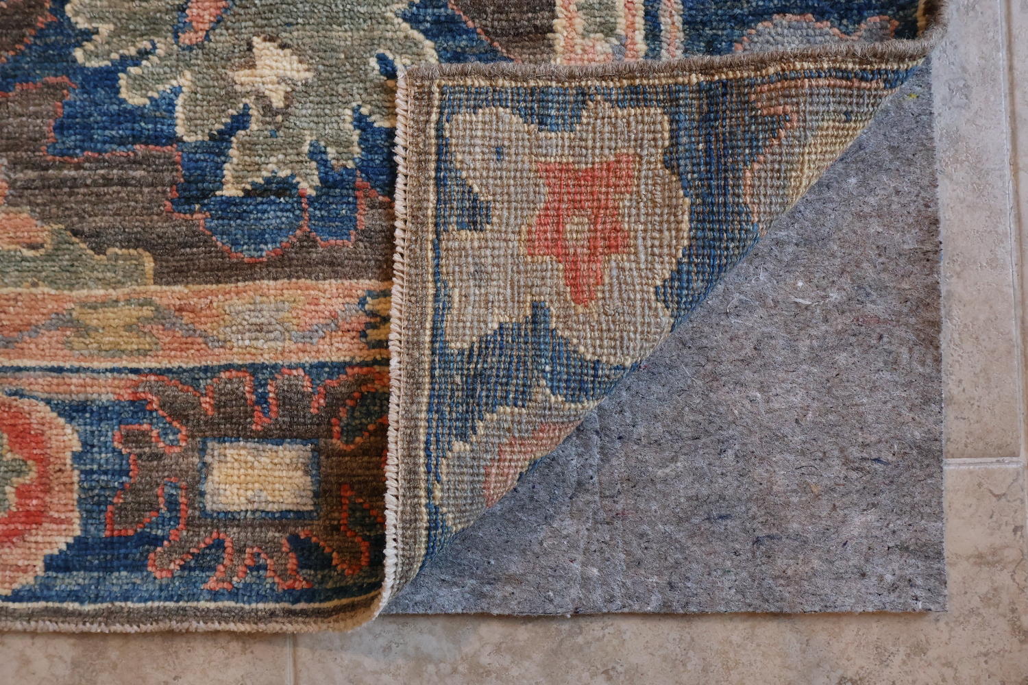 Brown Vegetables Dye Wool Oushak Turkish Runner Rug 3x9