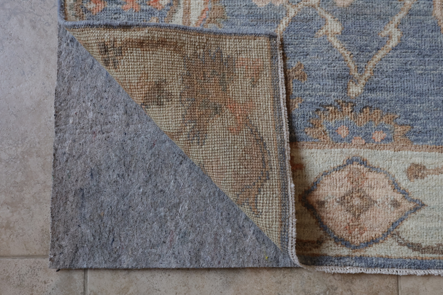 Top Quality Grey Wool Oushak Turkish Runner Rug 3x9