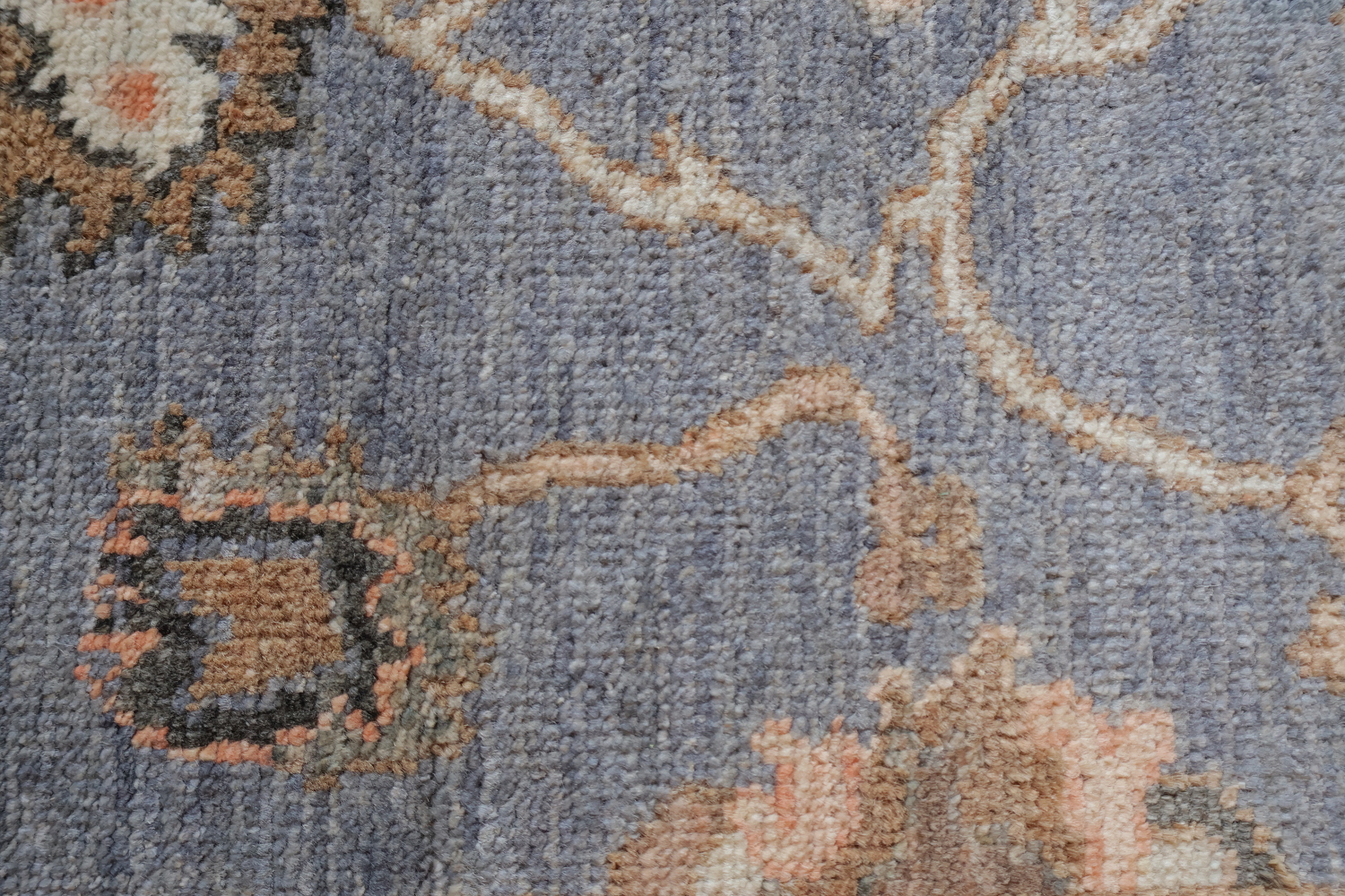Top Quality Grey Wool Oushak Turkish Runner Rug 3x9