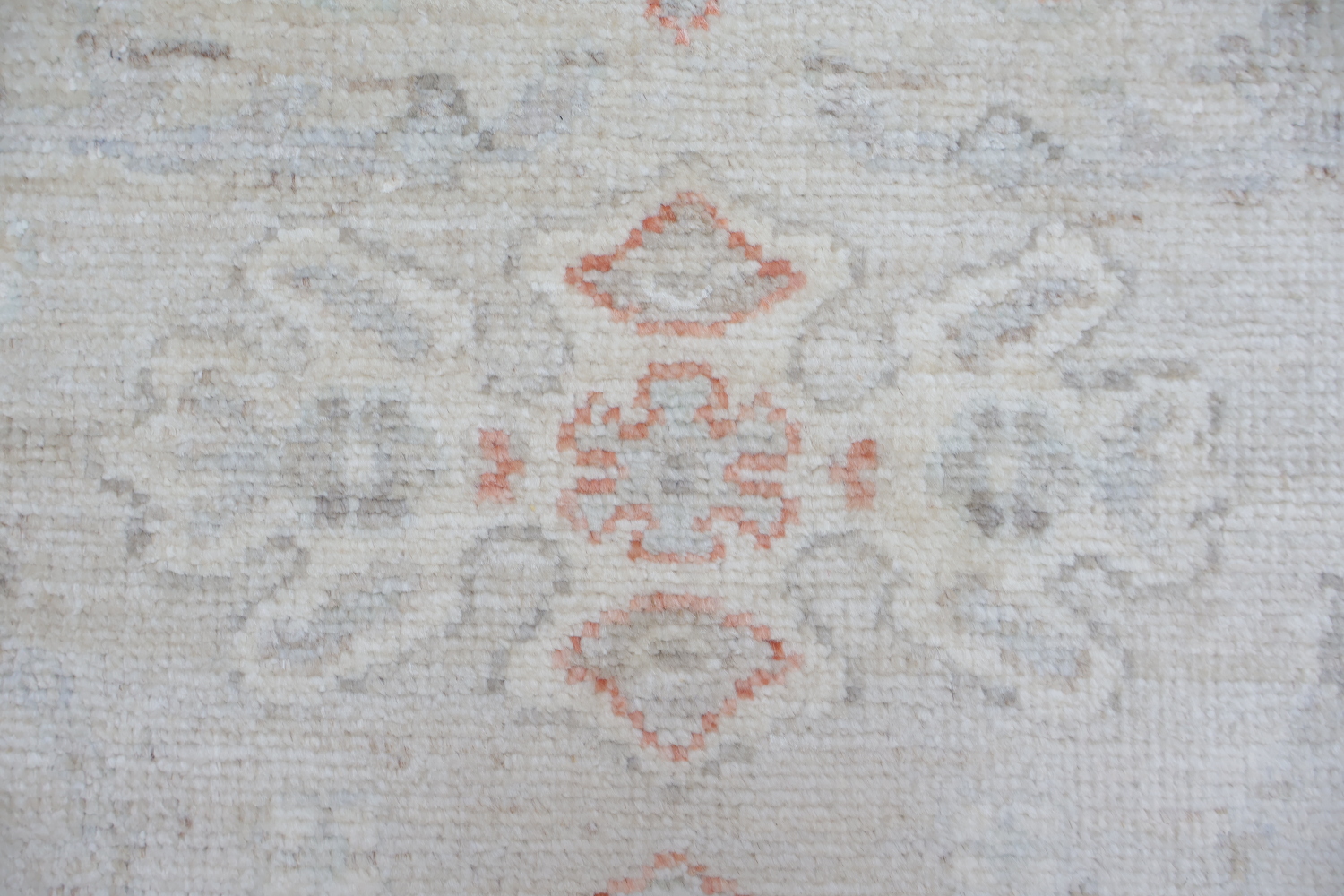 Muted Vegetable Dye Wool Oushak Turkish Runner Rug 3x10