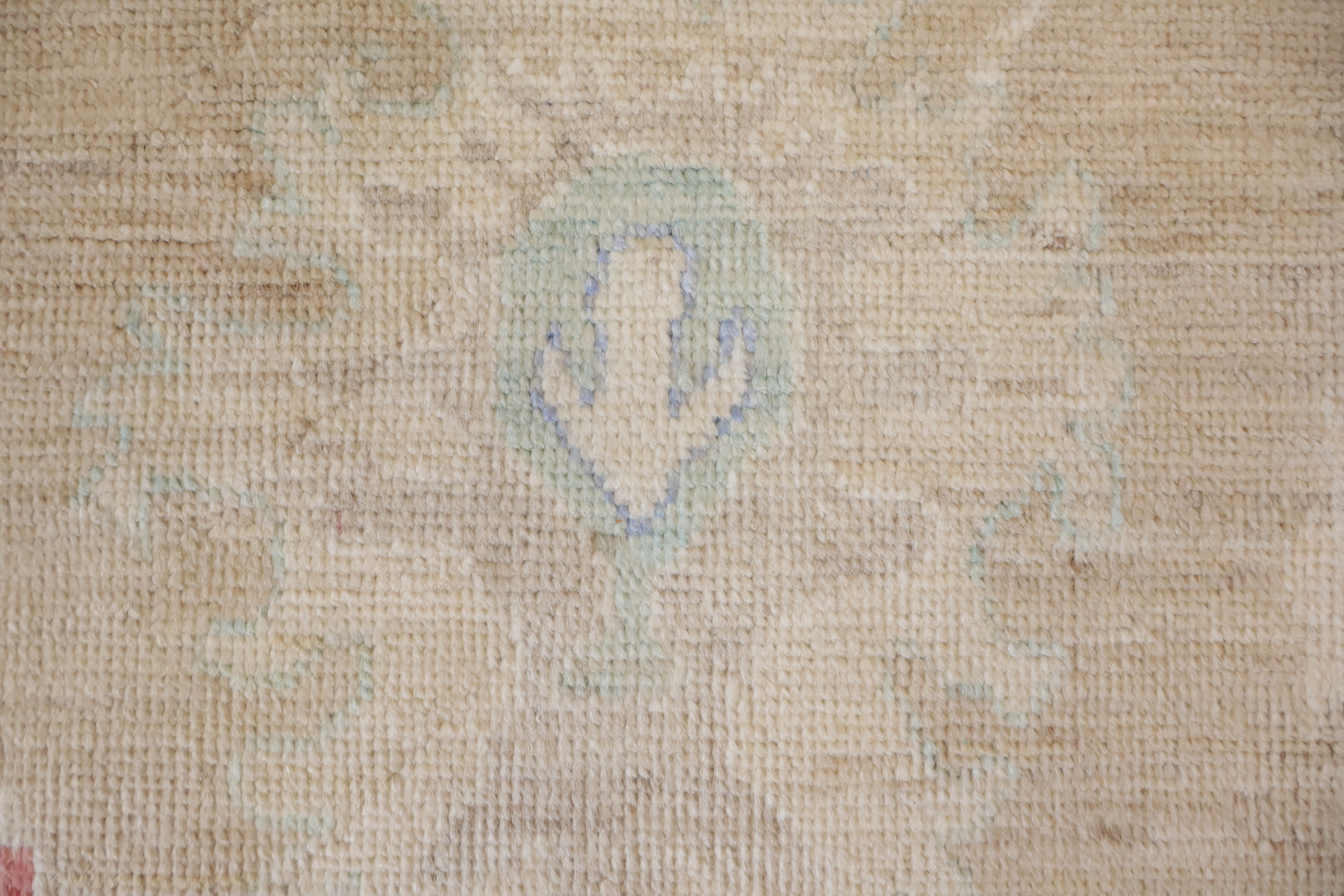 Peach Traditional Handwoven Wool Oushak Rug with Soft, Earthy Colors 10x14