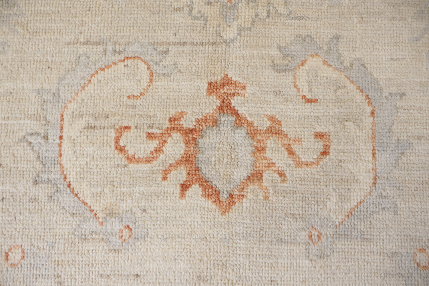 Elegant pastel tones in traditional style Turkish Wool area rug 8x11