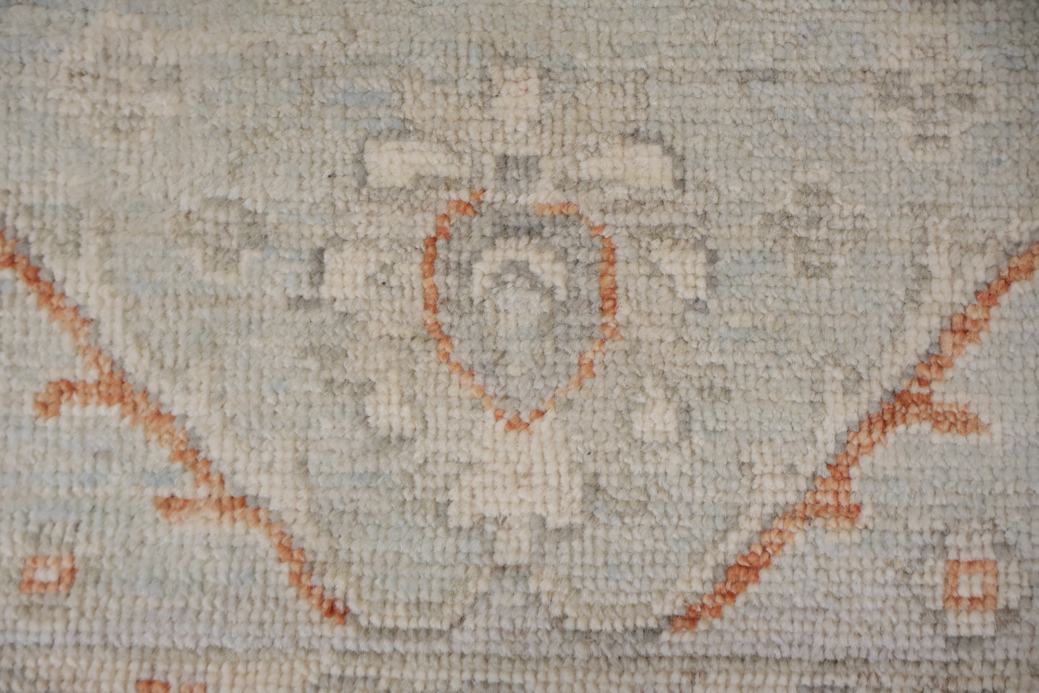 Elegant pastel tones in traditional style Turkish Wool area rug 8x11
