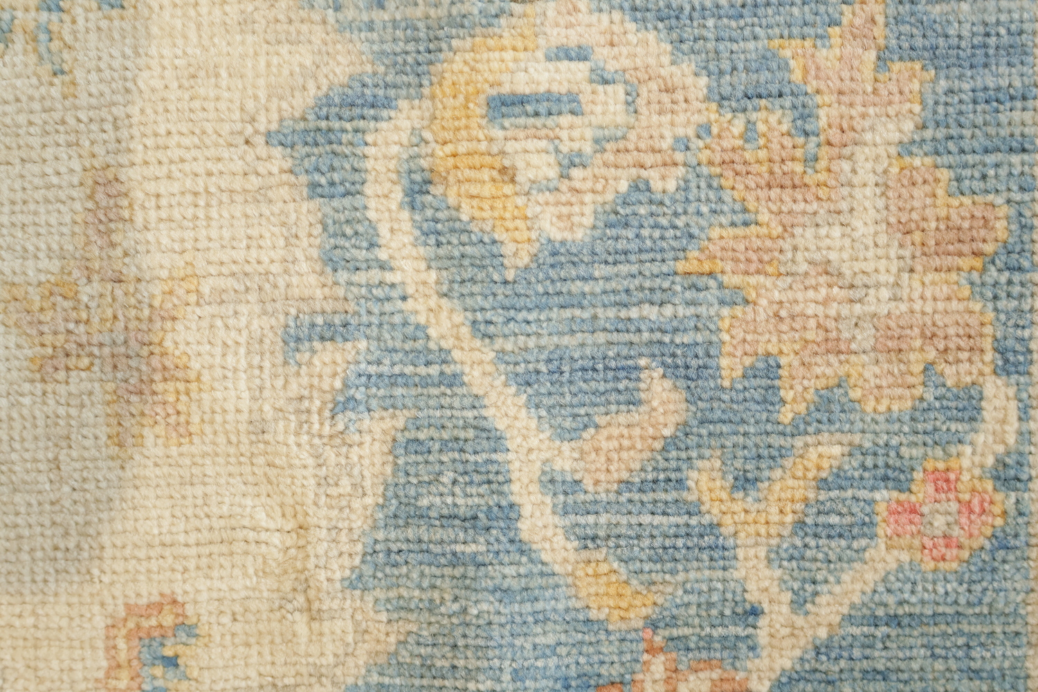 OUTSTANDING! Muted Blue Oriental Wool Oushak Turkish Area Rug 10x10