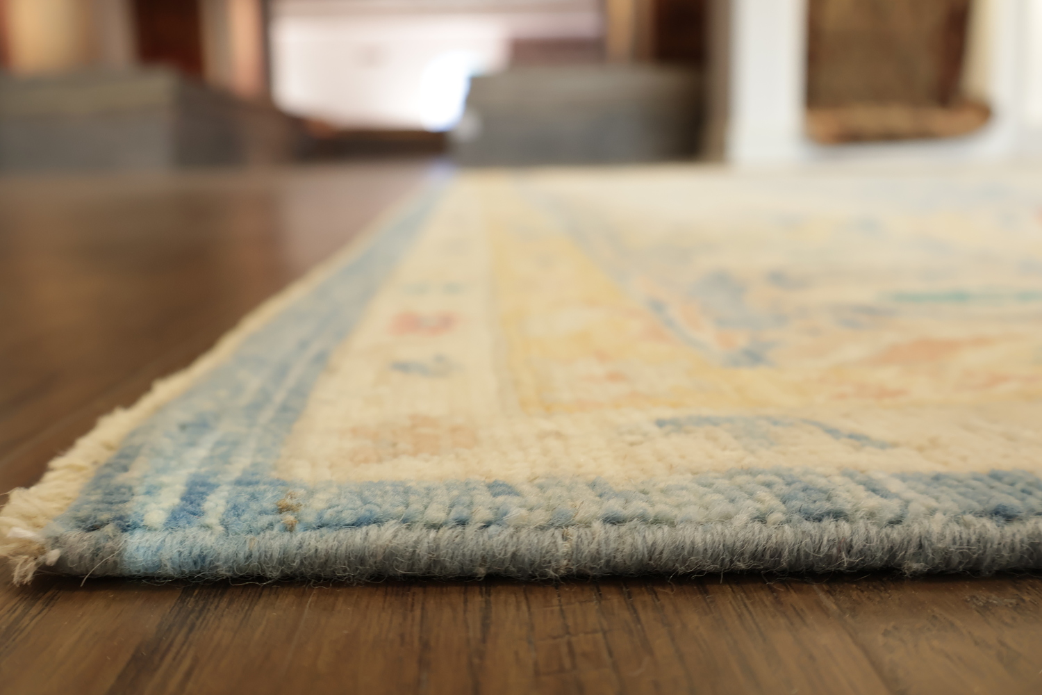 OUTSTANDING! Muted Blue Oriental Wool Oushak Turkish Area Rug 10x10