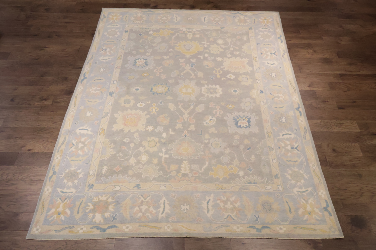 Oushak Turkish Wool Area Rug 9x12