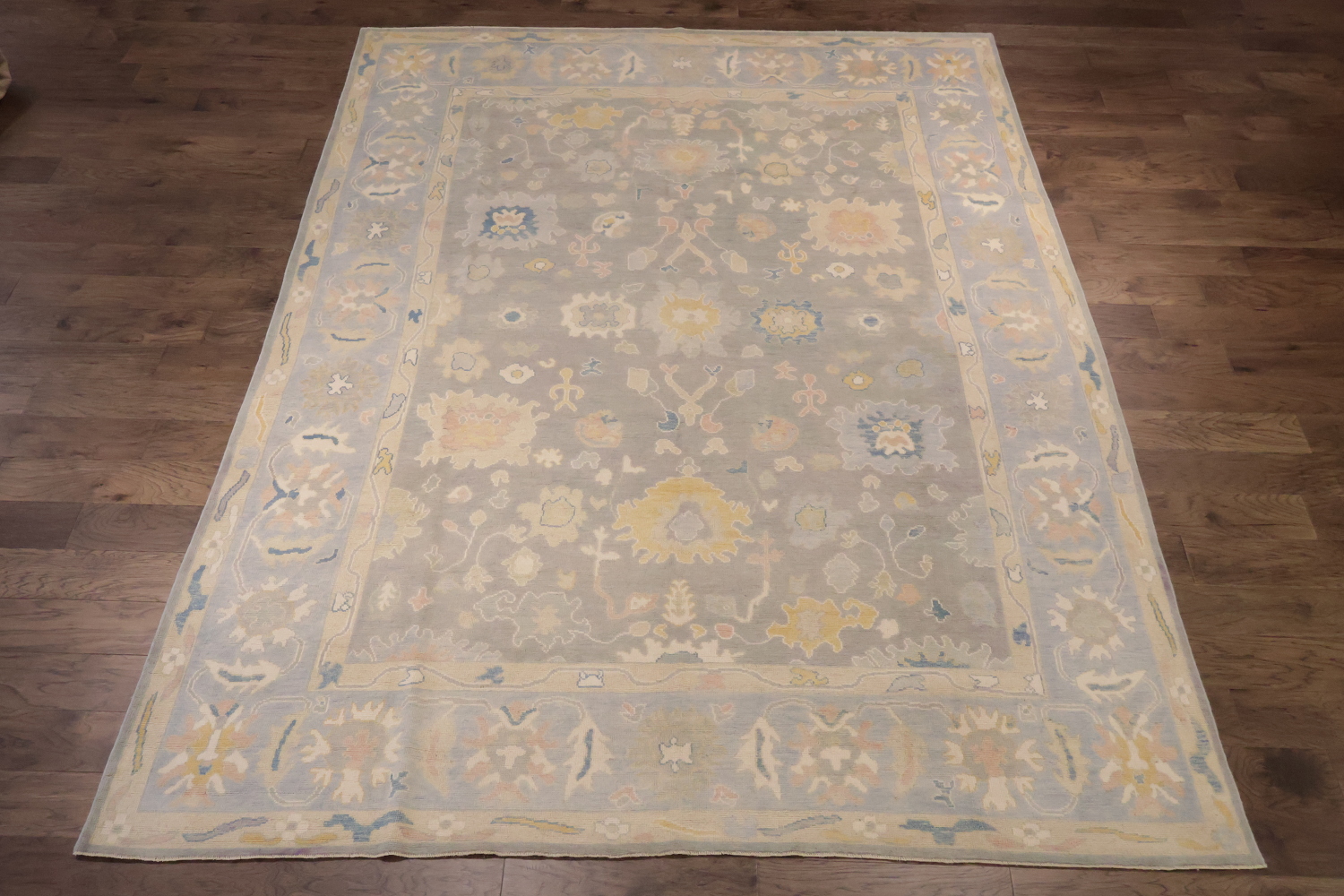 Oushak Turkish Wool Area Rug 9x12