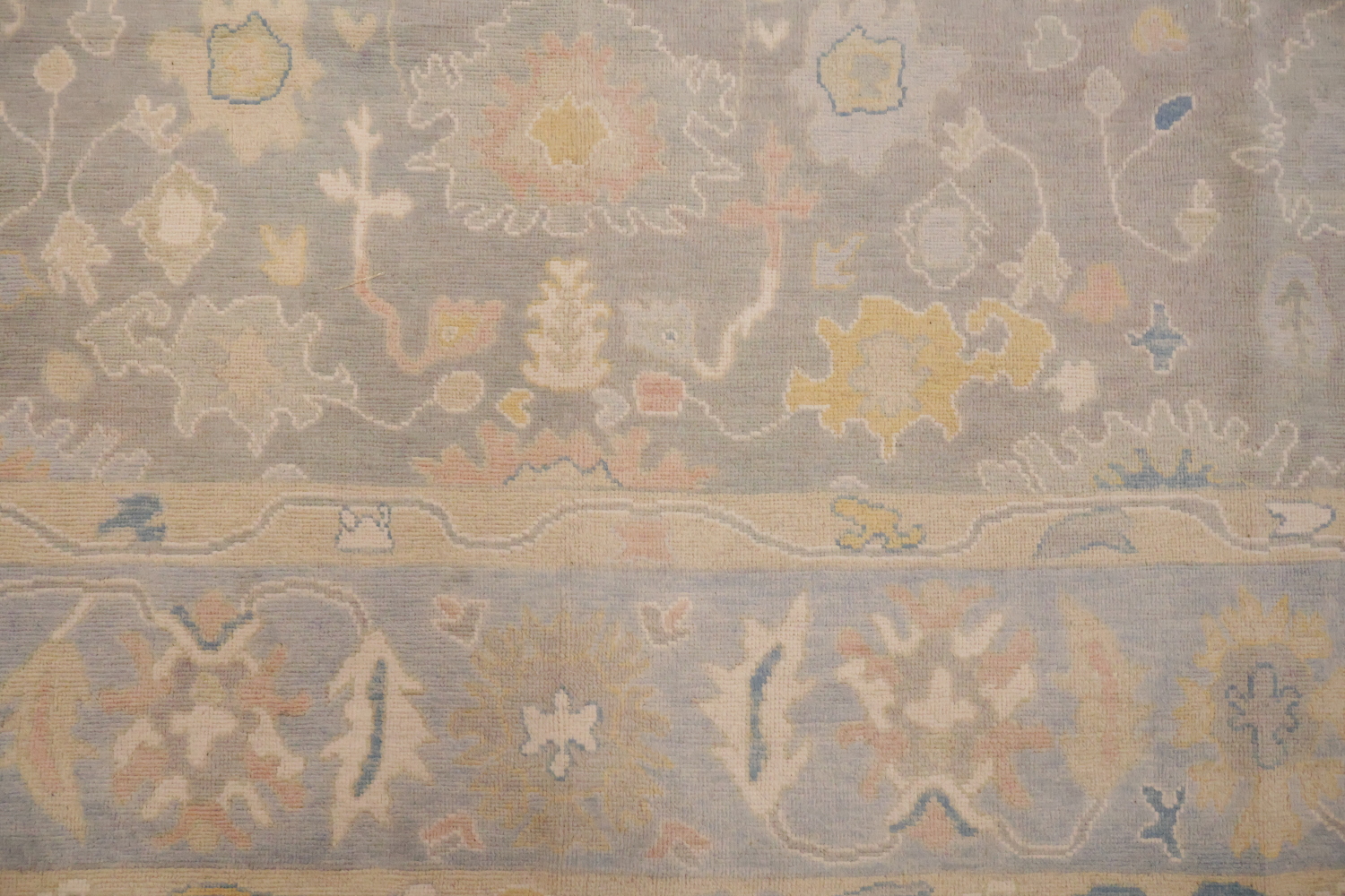 Oushak Turkish Wool Area Rug 9x12