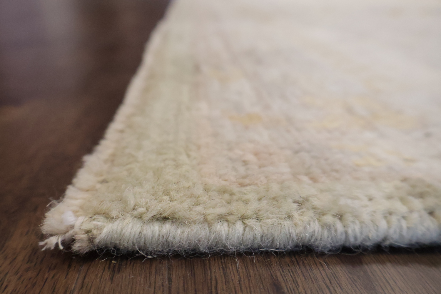 Muted Wool Vegetable Dye Oushak Turkish Area Rug 9x12