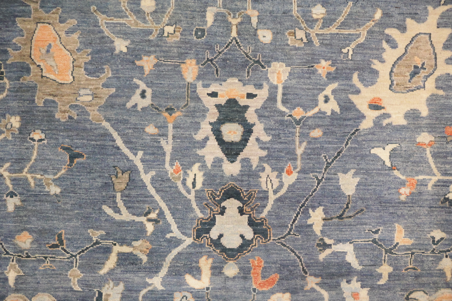 Stunning Vegetables Dye Wool Oushak Turkish Area Rug 9x12